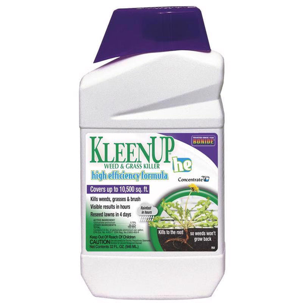 Bonide KleenUP He High Efficiency Weed & Grass Killer Concentrate, 32 oz 753