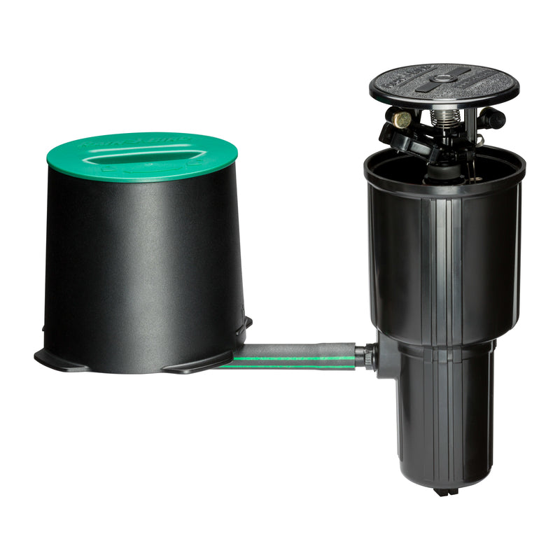 Rain Bird LG3HE In-Ground Impact Sprinkler with Click-N-Go Hose Connect, Kit, Black
