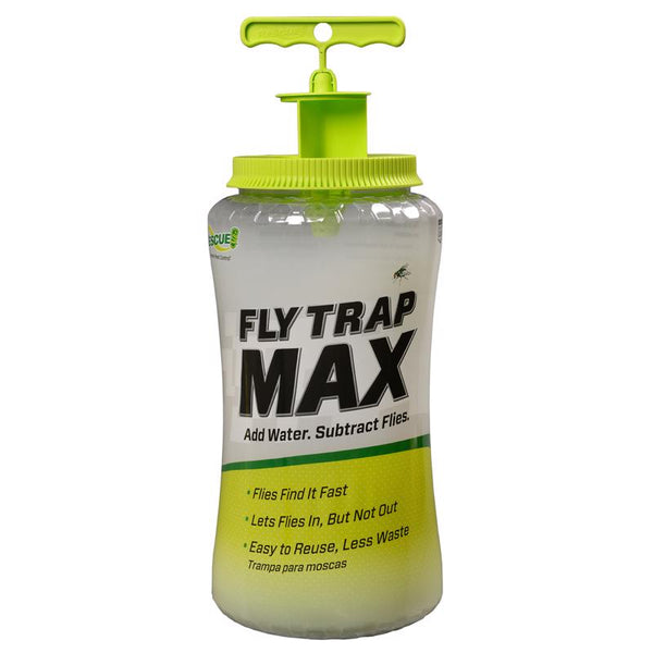 RESCUE! Fly Trap Max - Extra Large Reusable Outdoor Fly Trap FTM-BB4