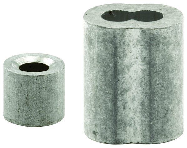 Prime-Line Products GD 12152 Ferrules and Stops, 5/32-Inch, Aluminum,(Pack of 2)