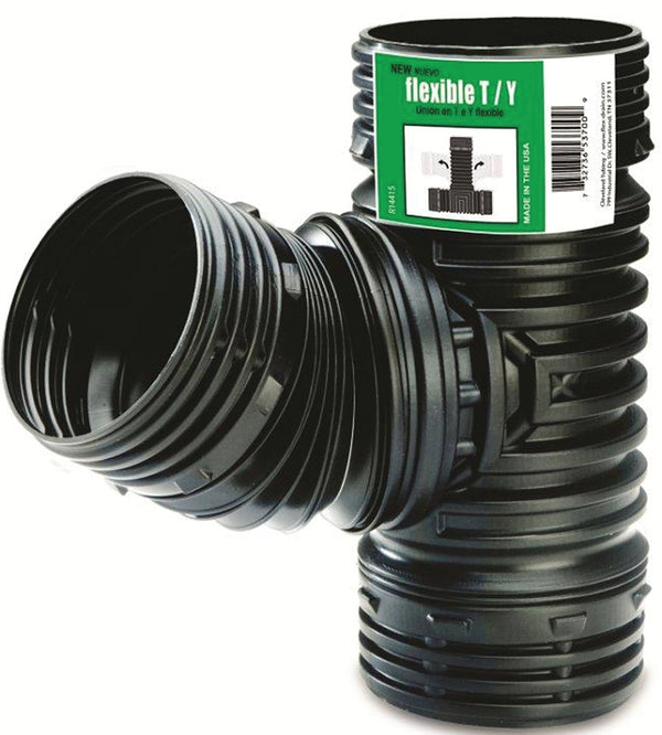Amerimax Flex-Drain ADP53702 Flexible T / Y, Landscaping Drain Pipe Adapter