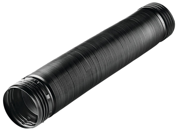 Flex-Drain 54021 Flexible/Expandable Landscaping Drain Pipe, Solid, 4-Inch by 8-Feet