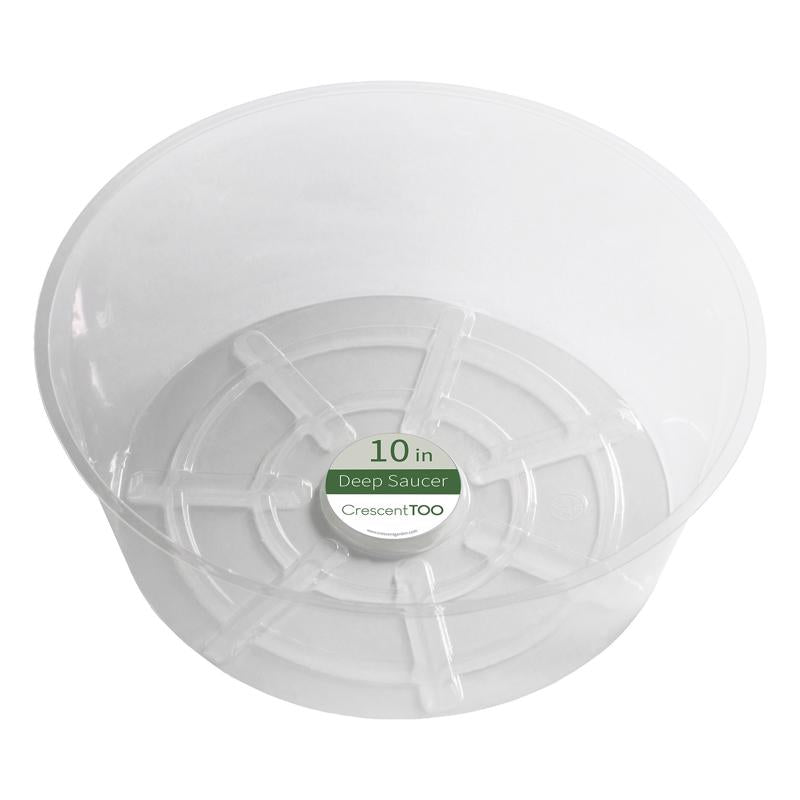 PLANT SAUCER CLEAR 10''