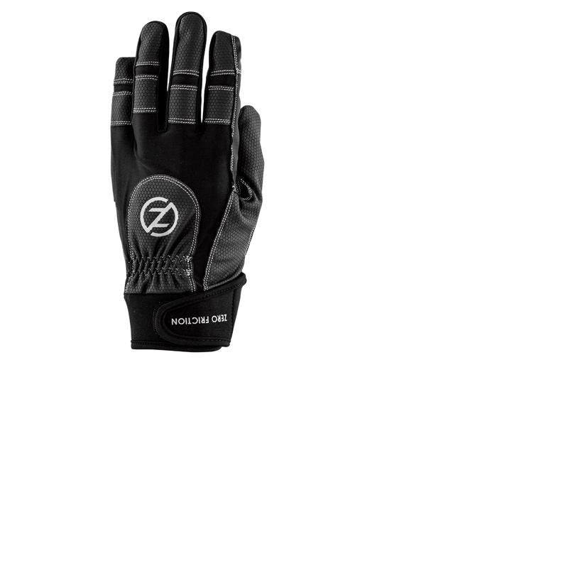 Zero Friction Men's Universal-Fit Performance Work Gloves, Black