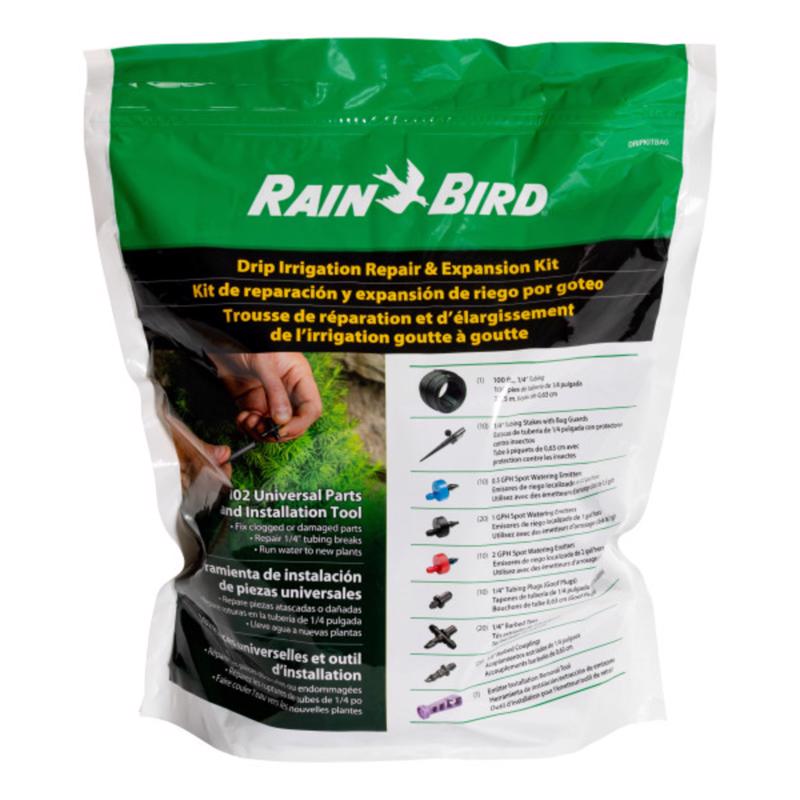 Rain Bird DRIPKITBAG Drip Irrigation Repair and Expansion Kit