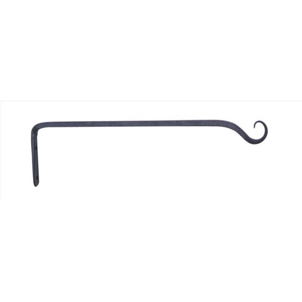 Living Accents Black Wrought Iron 15 in. H Forged Straight Plant Hook 1 pk 58005