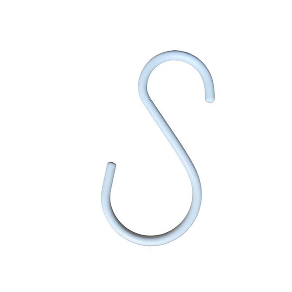 Living Accents 7035923 3.5 in. Steel S Extender Hook White - Pack of 2 58038