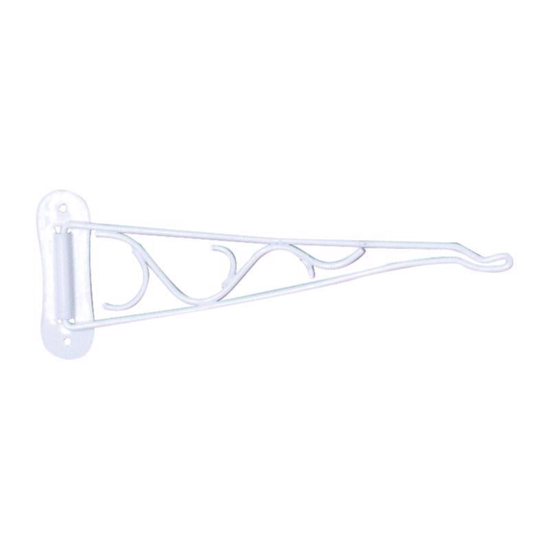 Living Accents White Steel 10 in. H Swivel Plant Hook 1 pk