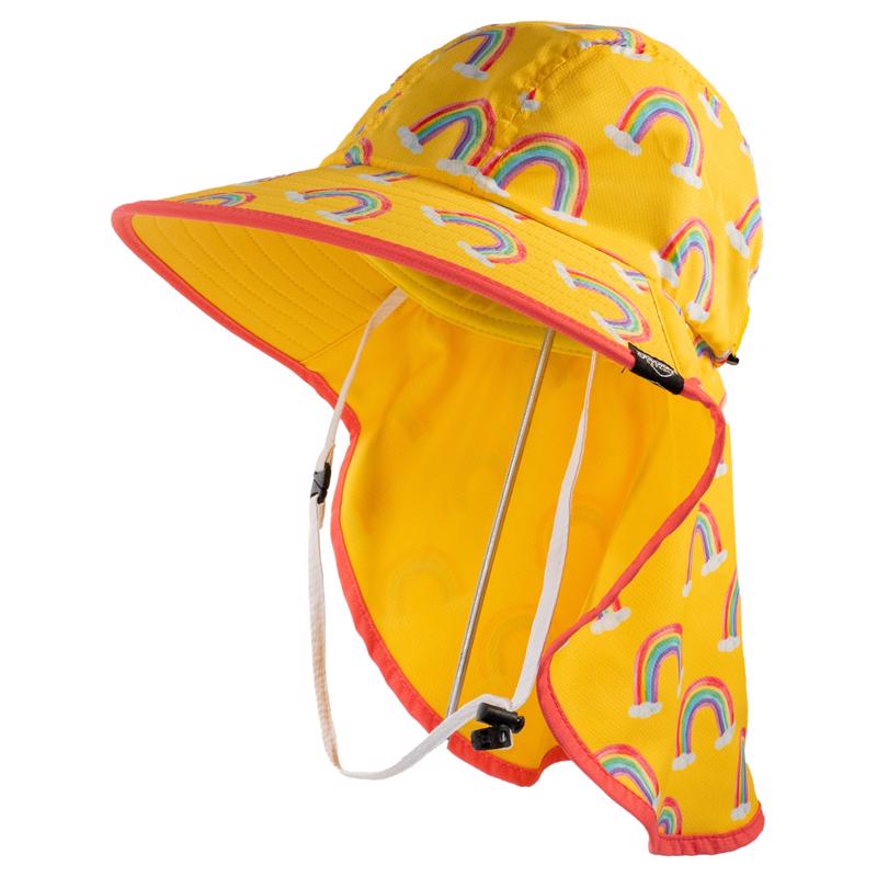 FARMER'S DEFENSE 7036754 Kids Rainbows Hat Yellow