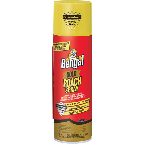 Bengal Gold Roach Spray Dry Aerosol Indoor Roach Killer - 11 oz 92464