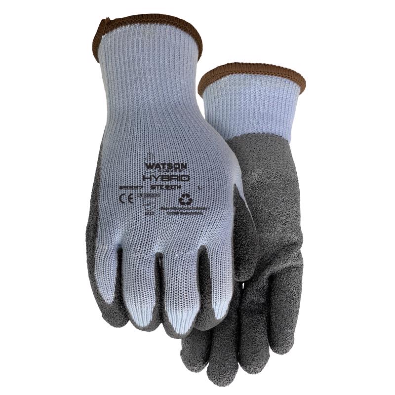 Watson Gloves Stealth Hybrid Nitrile Coated Winter Glove - Eco-Friendly, Made of Recycled Products (Medium)