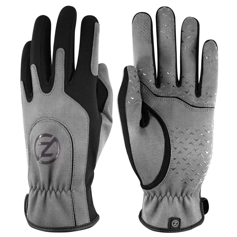 Zero Friction Universal-Fit Men's Activewear Gloves, Grey