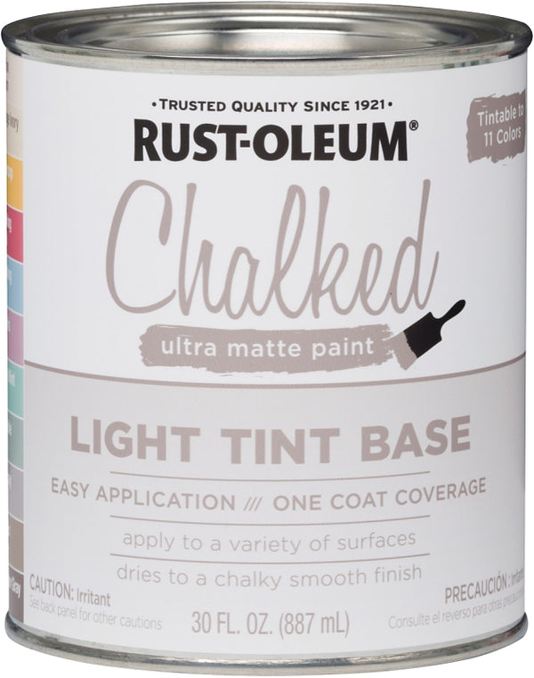 RUST-OLEUM, 30 oz, Light Tint, 287688 Base Paint, 128 Fl Oz