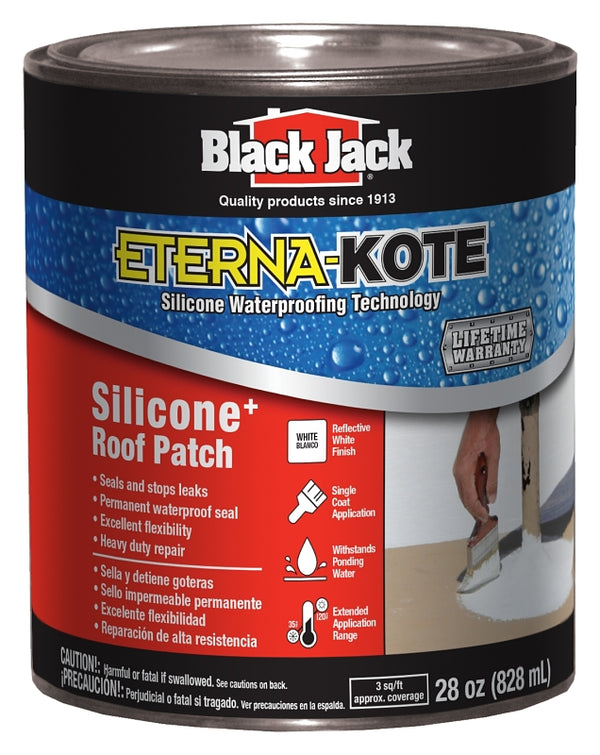 GARDNER-GIBSON 5586-1-02 Quart White Sili Silicone Roof Patch