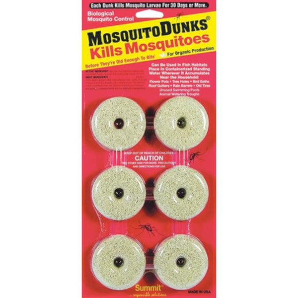 Summit Chemical Co. Insect Mosquito Dunk 6PK 110-12