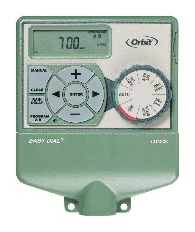 Orbit 57596 6 Station SPR Inkler Timer 1 4 Starts/Day, 1
