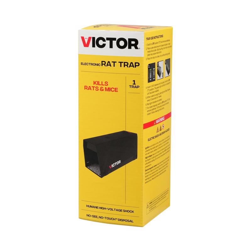 Victor M241 Indoor Electronic Humane Rat and Mouse Trap - No Touch, No See Electric Rat and Mouse Trap