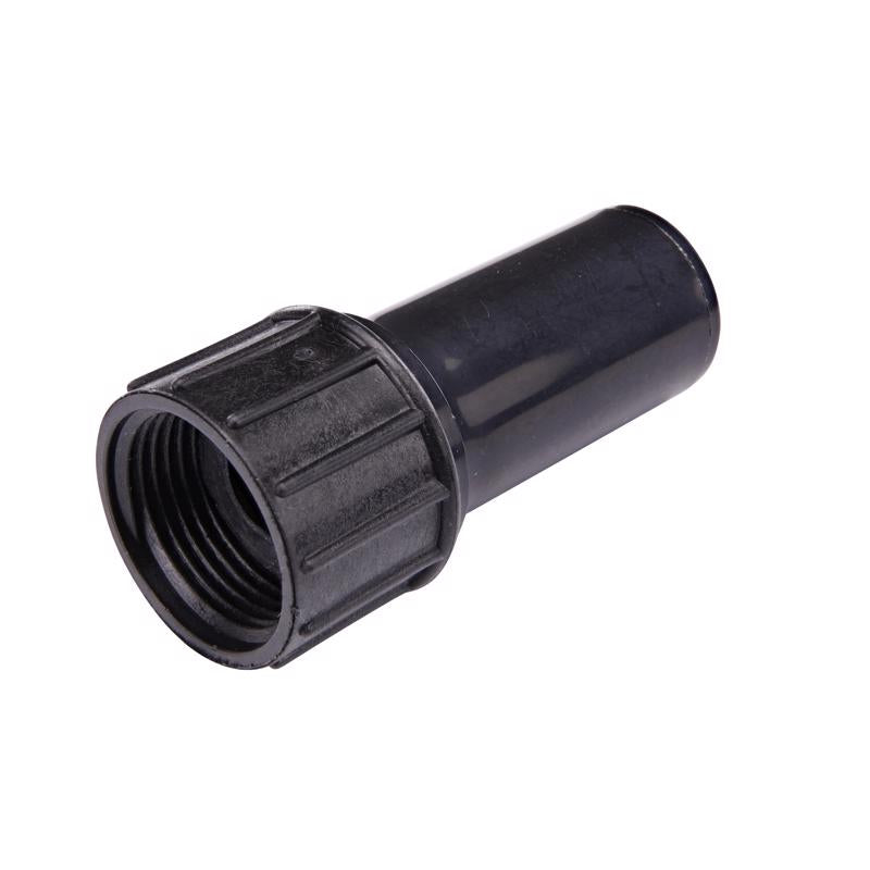 ORBIT UNDERGROUND, 3/4" 328G00UB Pipe Thread Swivel with 5/8" Compression Adaptor, Black