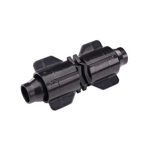 Raindrip S5600UB, Smart Loc Universal Coupling, Drip Irrigation Fitting for 1/2-Inch, 5/8-Inch, & 0.710-Inch Supply Tubing and Dripline, Black