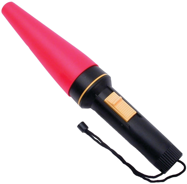 Dorcy 41-1482 Deluxe Signal Wand LED Flashlight with Safety Cone, 30-Lumens, Black Finish