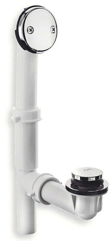 DANCO Touch-Toe Tub and Bath Drain Kit, Chrome, 1-Pack (51930)