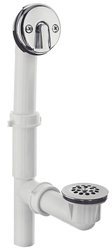 DANCO All-Inclusive Trip-Lever Style Tub Drain, Chrome, 1-Pack (51932)