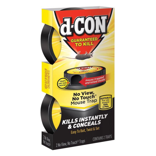 d-CON No View, No Touch Covered Mouse Trap, 2 Traps (Pack of 2) 1920082043
