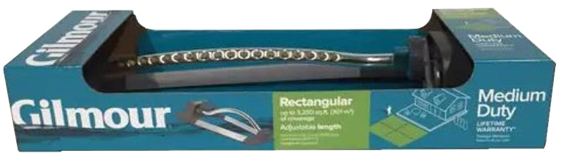 Gilmour 880013-1001 880013-1011 Sprinkler, 3600 sq.ft, Silver