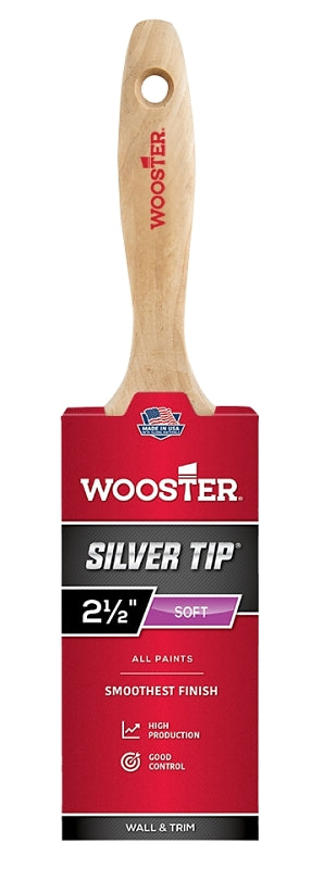 Wooster 5222-2 1/2 2-1/2" Silver Tip Varnish Brush