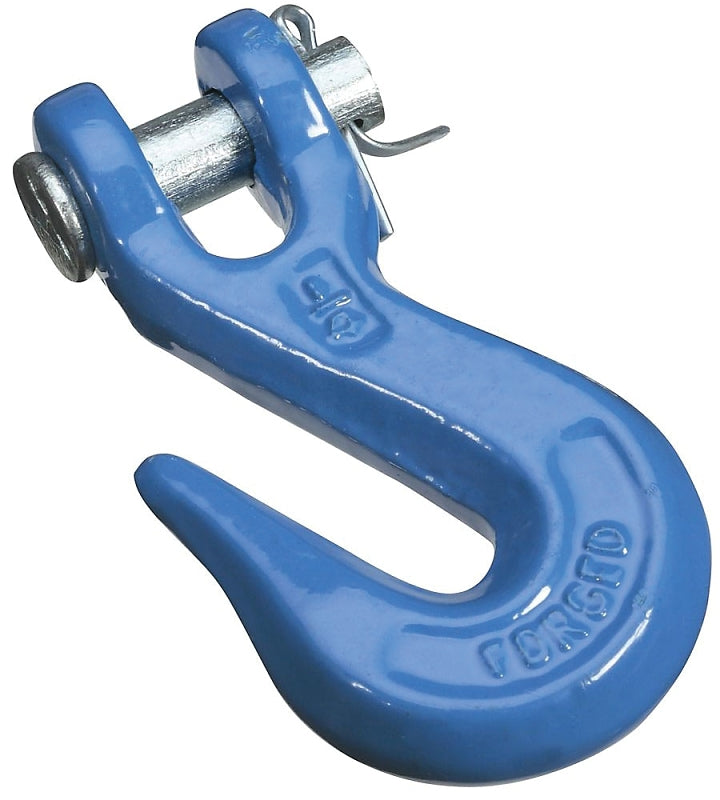 National Hardware N177-212 3240BC Clevis Grab Hook in Blue,1/4 Inch