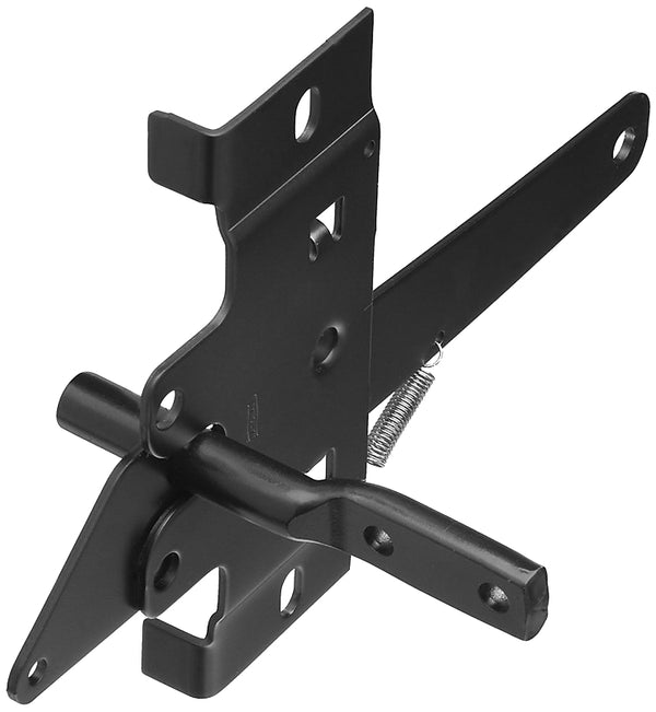 National Hardware N199-158 5.00 X 6.75 Black Post Mount Gate Latch