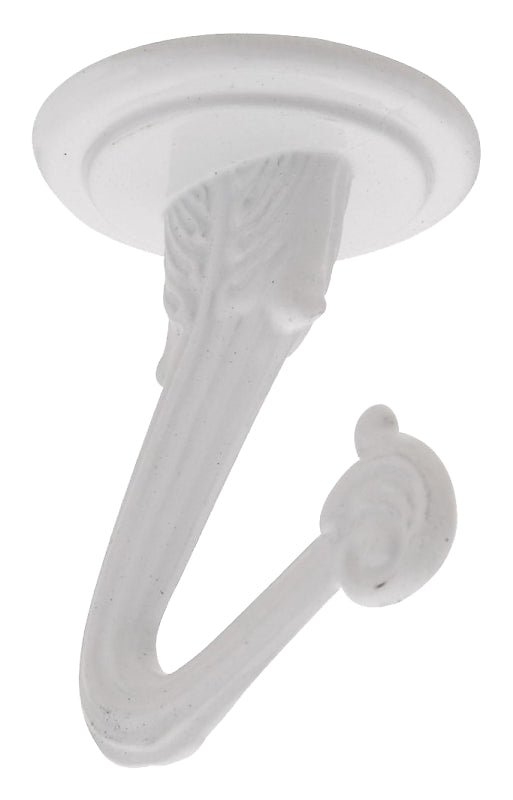 National Hardware N249-573 Swag Hook 1-1/2In White, 1-1/2"