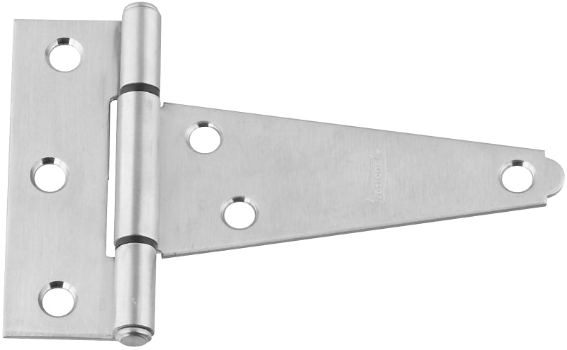 National Hardware N342-501 V285 Extra Heavy T Hinge in Stainless Steel,4 Inch