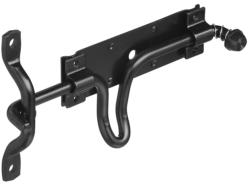 National Hardware N236-729 Stall and Gate Latch, 0, Black