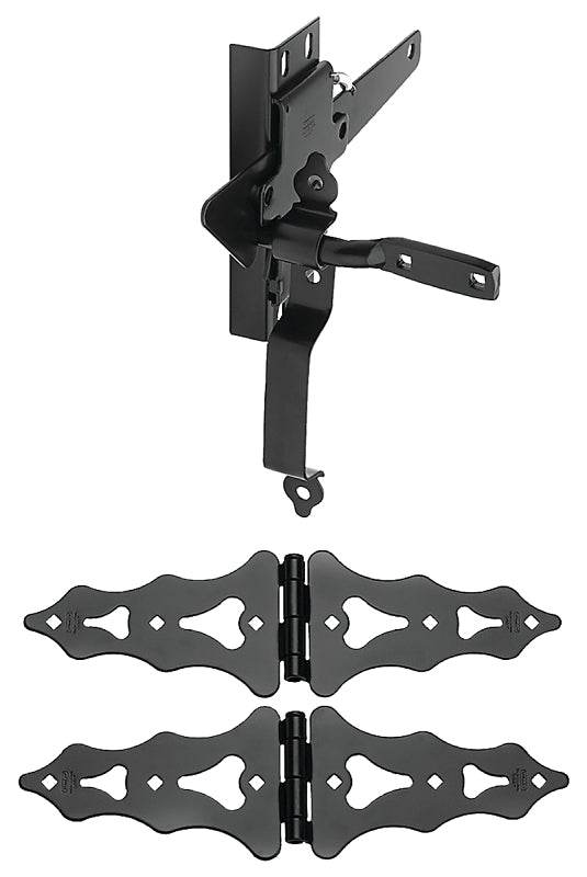 National Hardware N109-015 V867 Gate Kit in Black