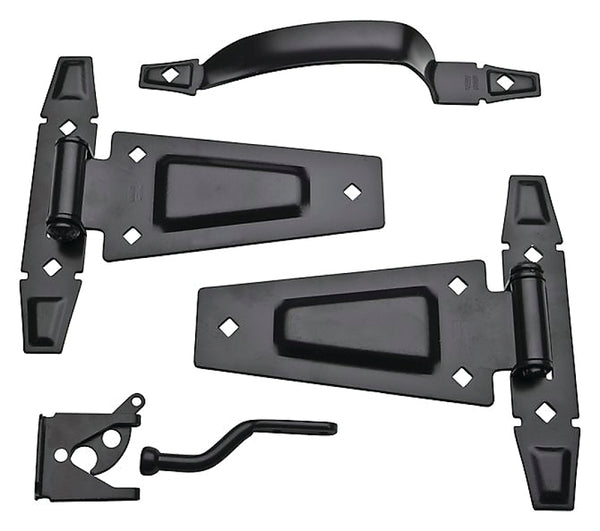 national mfg co n214-092 7-1/2", Black, Rustic Gate Kit
