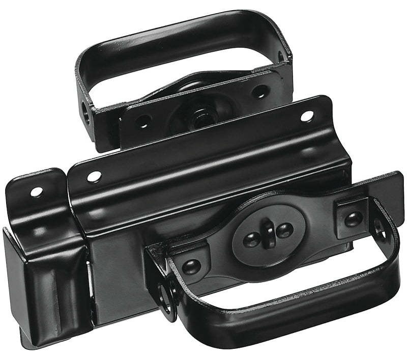 National Hardware N101-576 V25 Swinging Door Latch in Black,3/4"