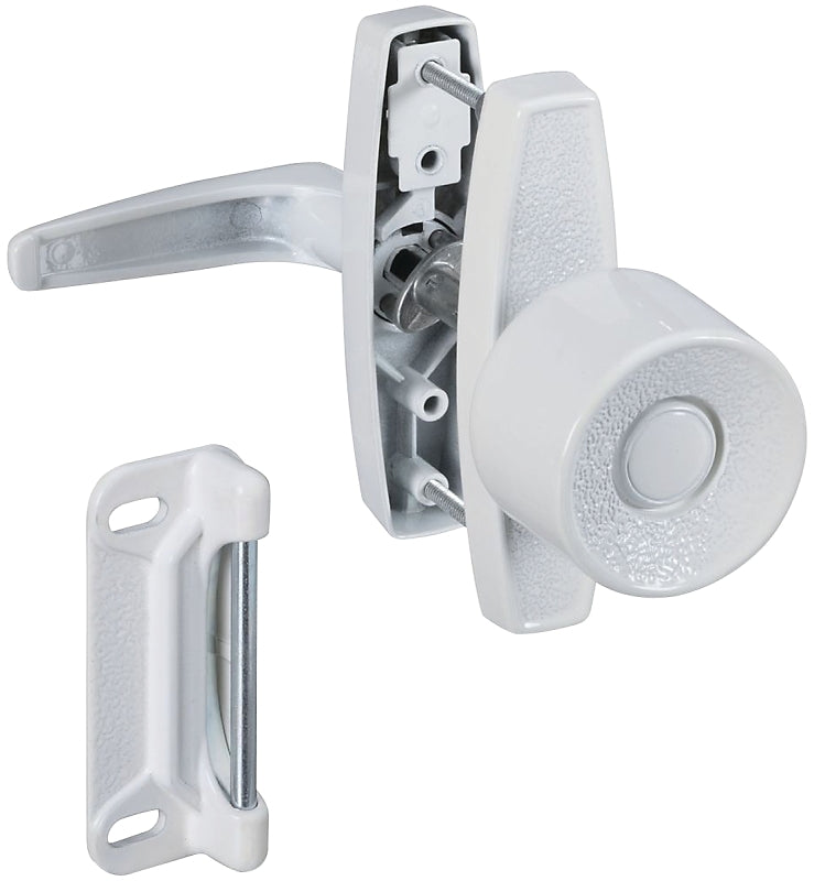 National Hardware N212-993 V1307 Universal Knob Latch in White,1-1/2,1-3/4,3"