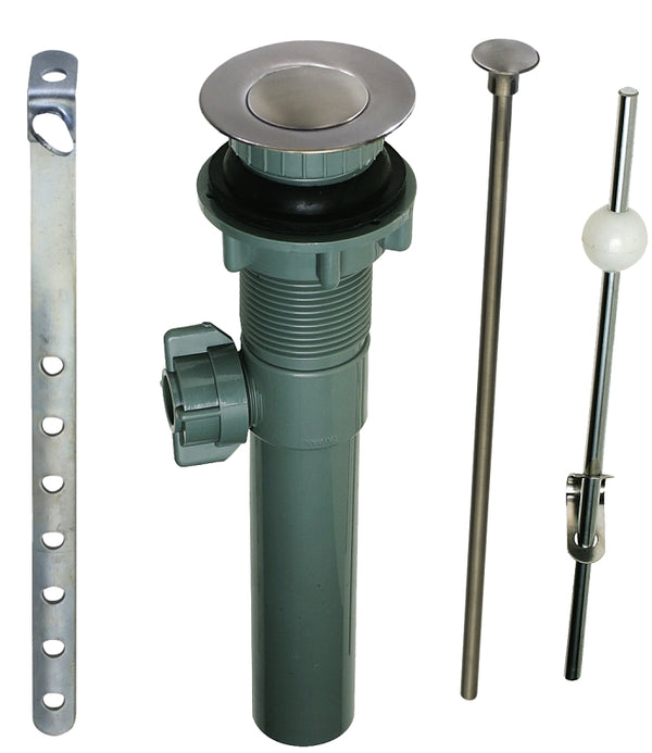 Plumb Pak PP820-70DSBN Lavatory Pop-Up Assembly, 1-1/4 in Inlet, 1-1/4"