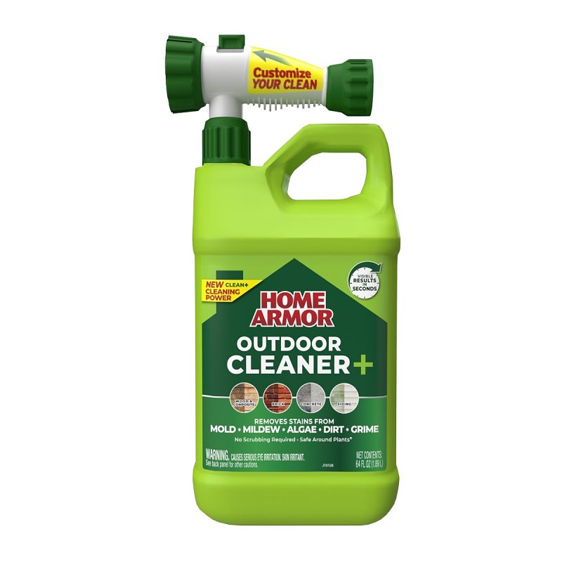 Mold Armor FG51164 E-Z House Wash, Hose End Sprayer, 64-Ounce, green/yellow