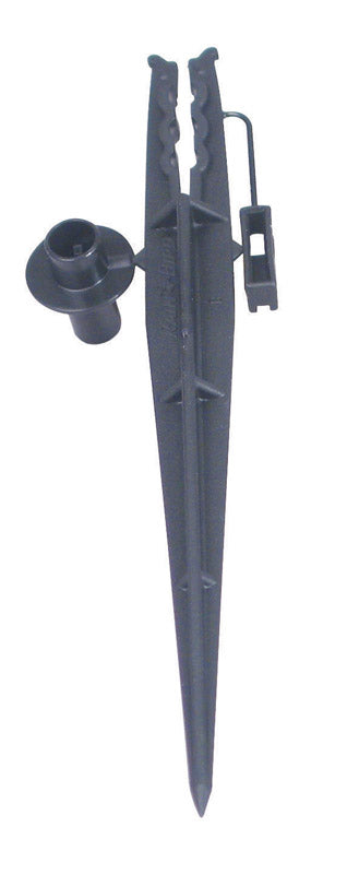 Rain Bird TS25/10PS Drip Irrigation 1/4" Tubing Stake with Bug Cap Diffuser and Locking Cap, 10-Pack