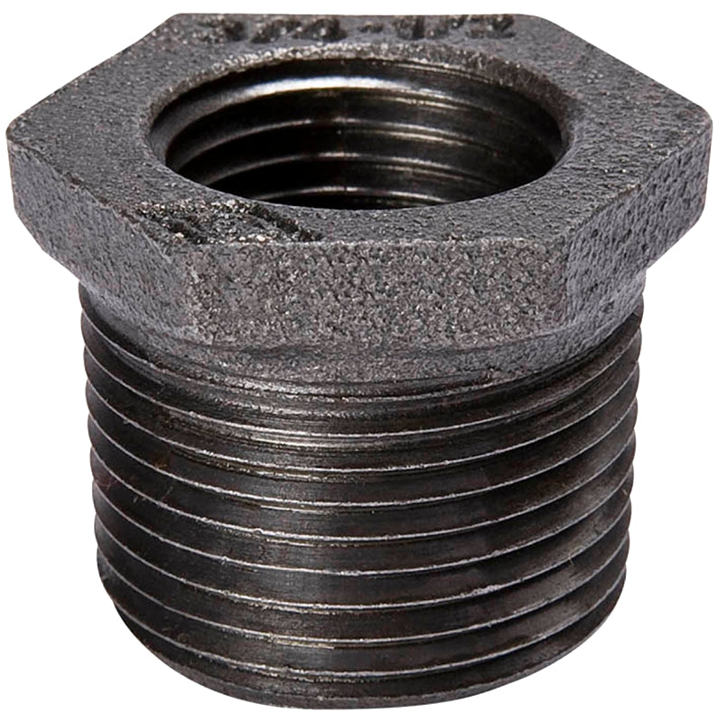 Southland 521-930HC Hexagon Bushings, 1/2" x 1/8", Black