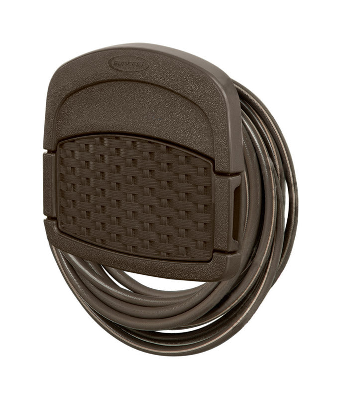 Suncast Hose Hangout 150 ft. Wall Mount Brown Hose Holder