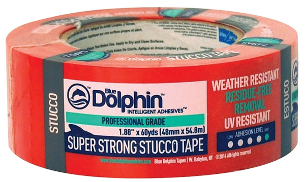 Blue Dolphin TPSTUCCO TP 2" Stucco Tape, Multi Tp Stucco 0200