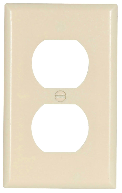 Eaton 2132LA-BOX Duplex Wall Plate, Light Almond