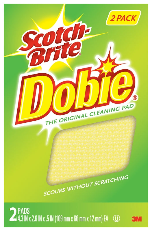 3M 722 Scotch-Brite Dobie Cleaning Pad 2-Pack 722-6