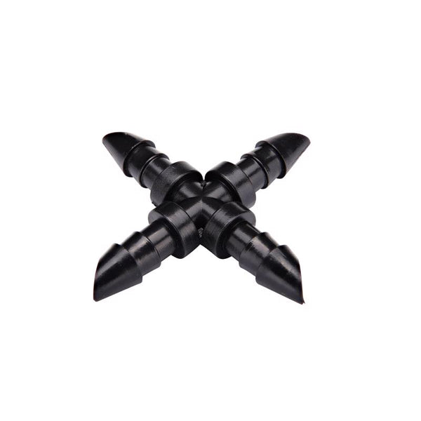 Raindrip Barbed Cross, 0.25'' Plastic R399CT