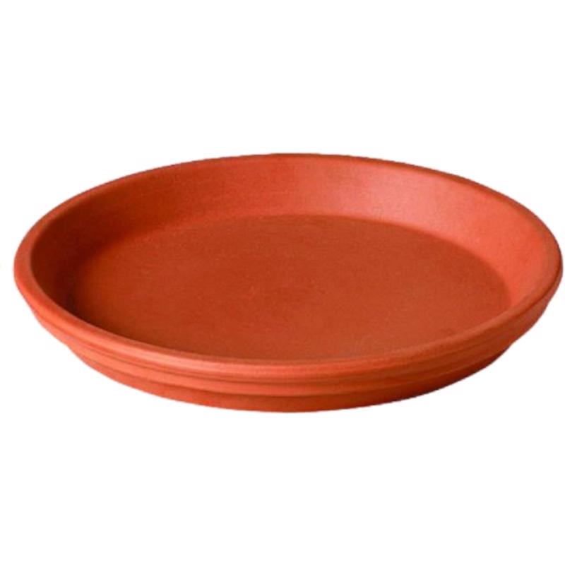 DEROMA 87360PZ Clay Plant Saucer, 14-1/2-Inch