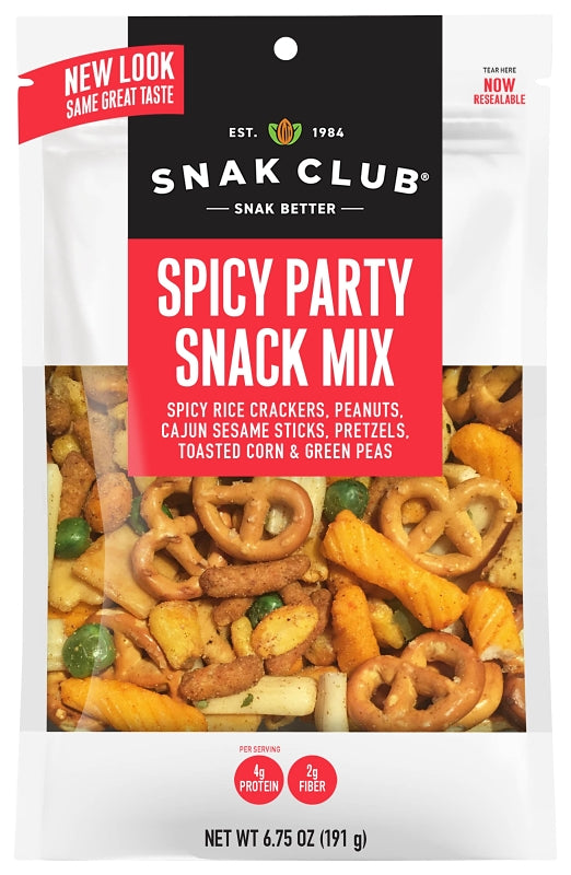 Snak Club Spicy Party Mix Resealable… 700530
