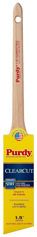 Purdy 144080115 Clearcut Series Dale Angular Trim Paint Brush, 1-1/2 inch